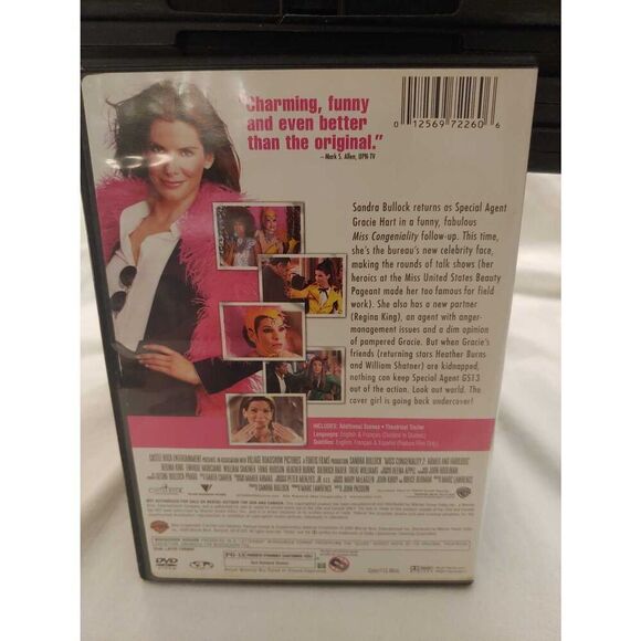 Miss Congeniality 2: Armed and Fabulous (DVD, 2005) Widescreen. - Picture 2 of 3